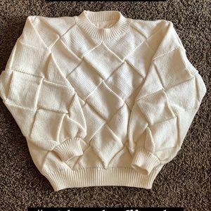 Misha and Puff entrelac winter white wool XS/S